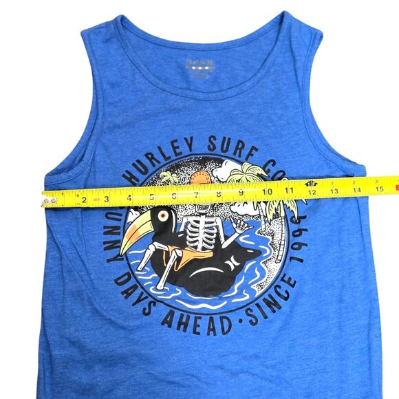 Hurley Kids Blue Surf Tank Top (Size M, 10/12 Years) – Excellent Condition - Picture 5 of 6